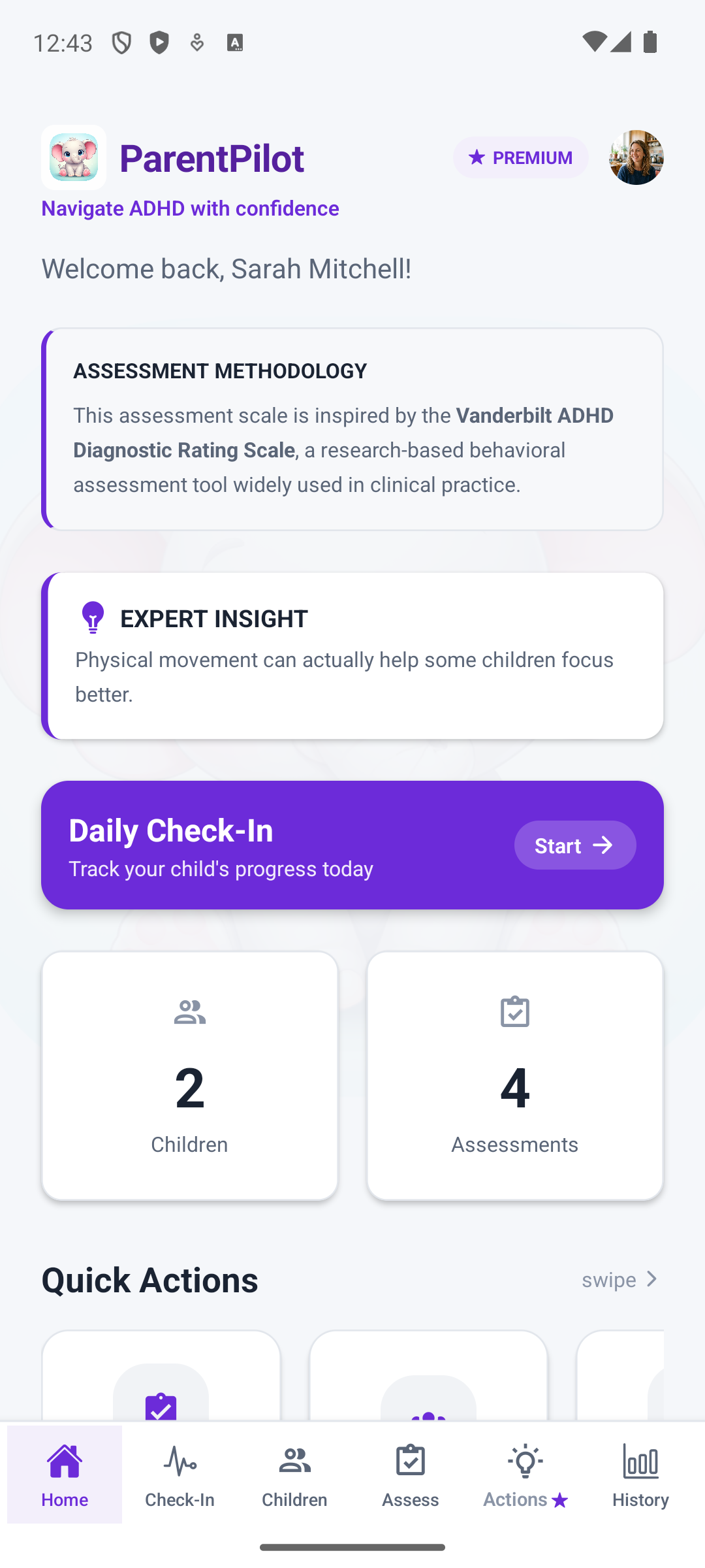 Home Dashboard